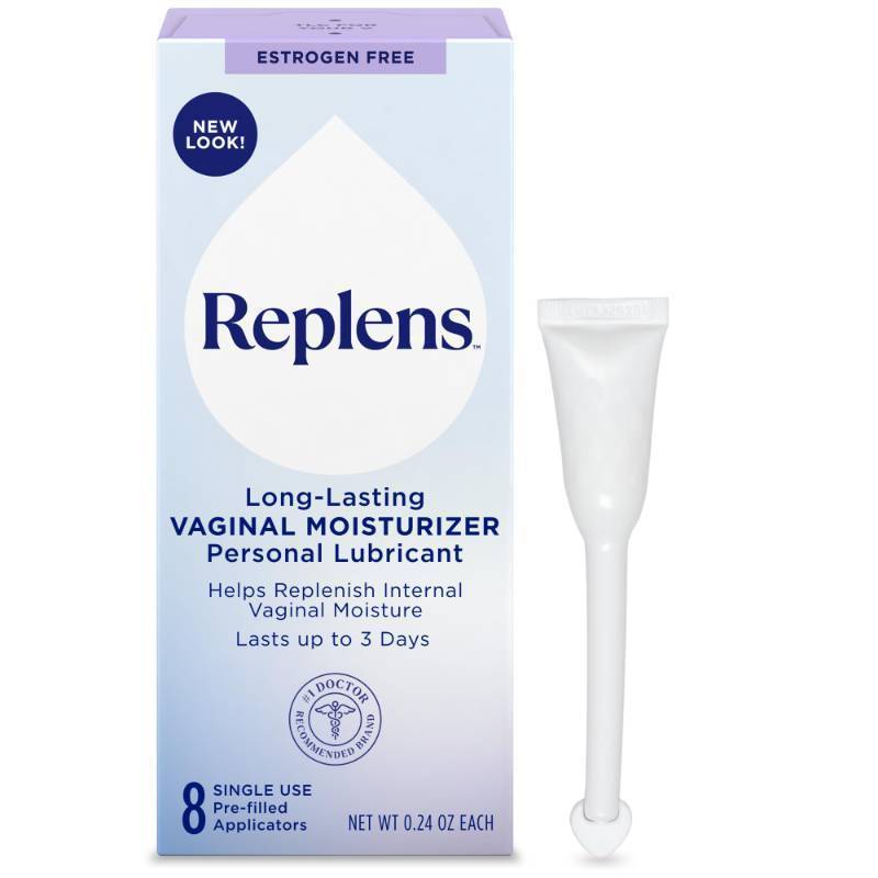 lot 12162 image: Replens Long Lasting Vaginal Moisturizer for Vaginal Dryness, Doctor Recommended & Estrogen-Free, 8 Pre-Filled Applicators (Only 5)