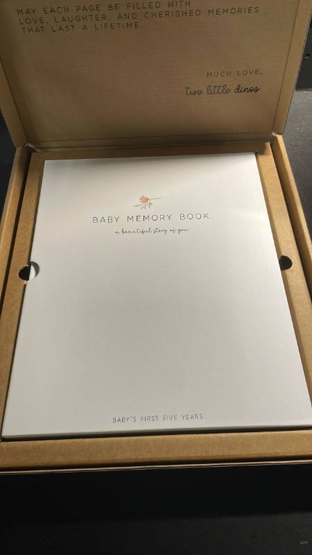 lot 12220 image: Baby Memory Book First Five Years Keepsake Album