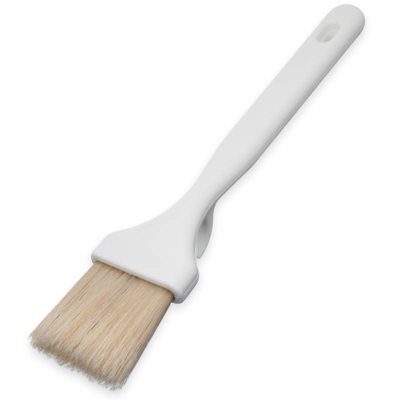 lot 12242 image: SPARTA 4037800 Meteor Boarhair Pastry Brush, Basting Brush With Built-In Projecting Hook, 2 Inches, Brown