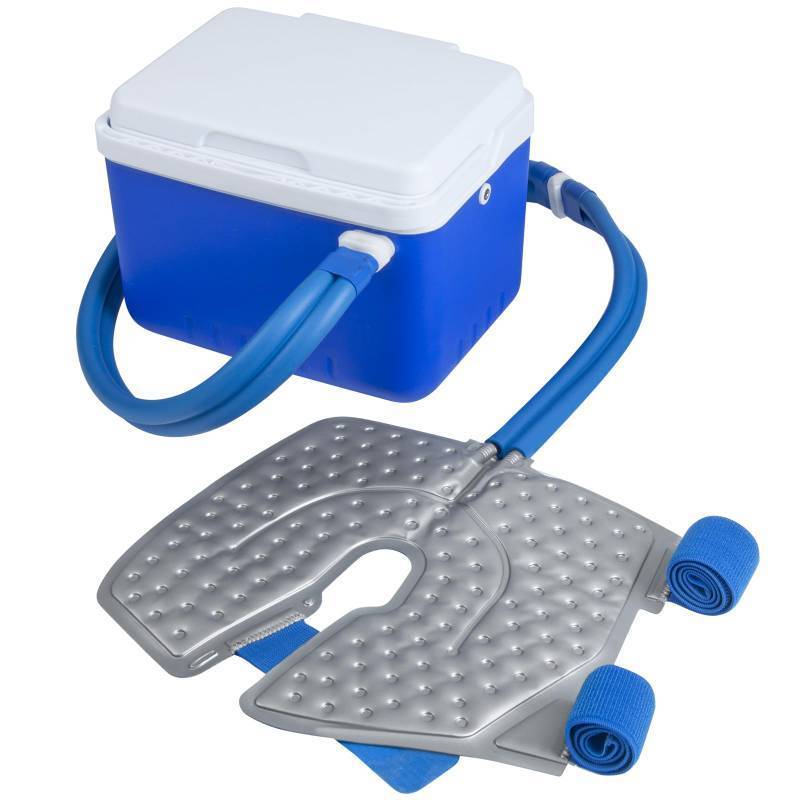 lot 13868 image: Ice Machine for Knee After Surgery for Post-Surgery Care, Cold Therapy Machine System for Knee and Joint Compression Pad, Strong Joint Compression Pad, Lightweight 6-Quart Cooler