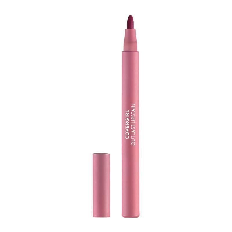 lot 14186 image: Covergirl Outlast Lipstain, 20 Admire, Smooth Application, Precise Pen-Like Tip, Transfer-Proof, Satin Stained Finish, Vegan Formula, 0.06oz
