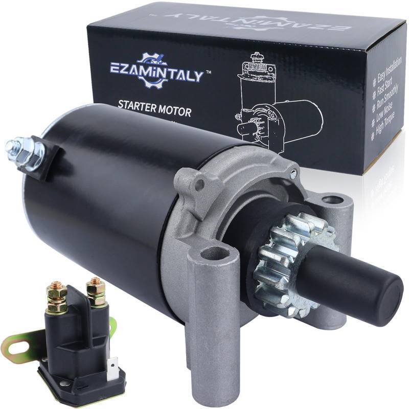 lot 14220 image: Ezamintaly Starter Motor & Solenod Relay for Kohler Engine 12-098 Series for Cub Cadet 1515 1517 LT1018LE LT1040, AM122435 12-098-15 12-098-22 41021041 5225040 6560040 SAB0037