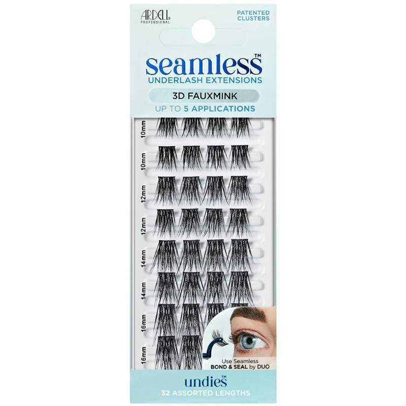 lot 14275 image: Ardell Seamless 3D Faux Mink Underlash Extensions Refill Kit - DIY Lash Clusters, Customizable Eyelash Extension for Natural Looking Lashes, 1-Pack