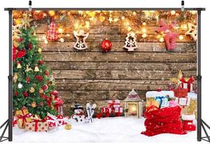 lot 537 image: 8x6ft Christmas Backdrops for Photography Christmas Photo Backdrop Holiday Backdrop F20