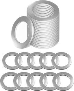 lot 556 image: Lot of 3 -20pcs Oil Drain Plug Gasket Washer Crush Seal,Car Accessories Car Sealing Gaskets Replacement,Transmission Fluid and Rear Differential Oil Drain Plug Washer for PN 94109-2000 90471-PX4-000