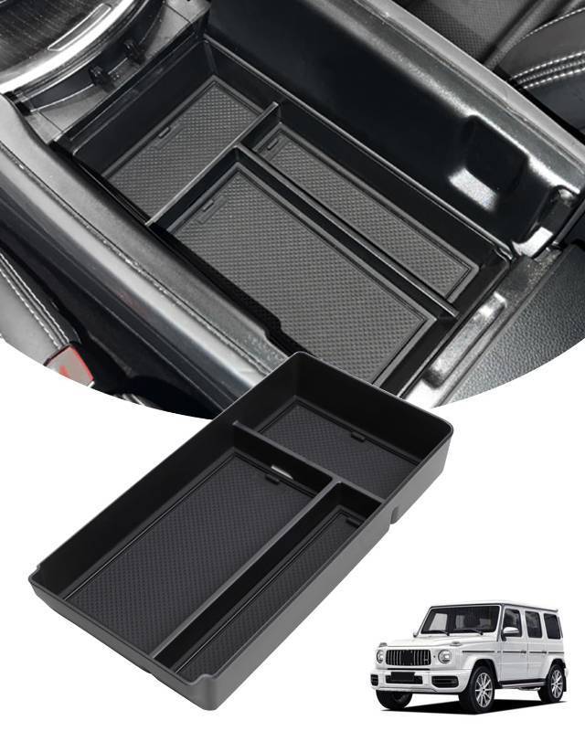 lot 2003 image: Center Console Organizer Fits for Mercedes-Benz G Class W464 G500 G550 G55 G63, Storage Insert Box Organizer Tray Compatible with Mercedes-Benz G W464 Accessories 2019-2025 - Retail $43