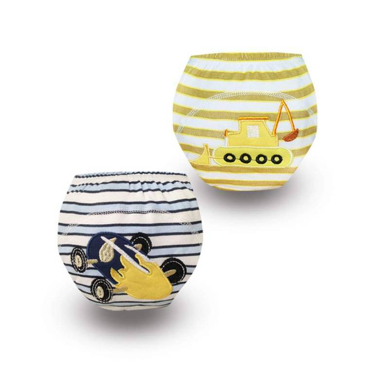 lot 2085 image: Babyfriend Baby Kids Training Pants Toddler 2 Pack Cotton Training Underwear Reusable Washable Retail $10.99