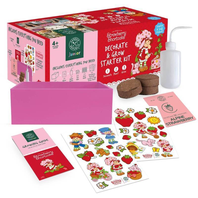 lot 2098 image: Garden Republic Jr. Strawberry Shortcake Decorate and Grow Starter Kit&nbspRetail $30