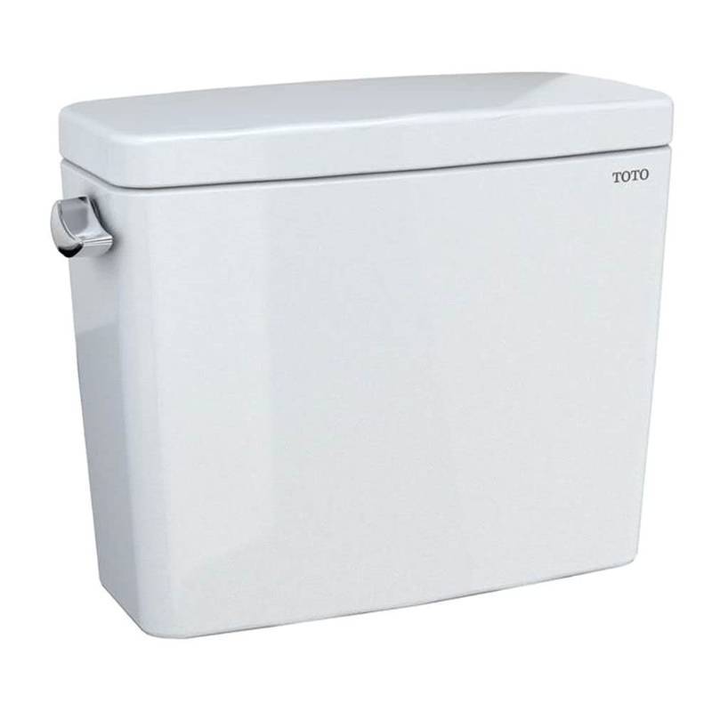 lot 2034 image: TOTO Drake 1.28 GPF Toilet Tank with WASHLET Auto Flush Compatibility, Cotton White - ST776EA#01 - Retail $113