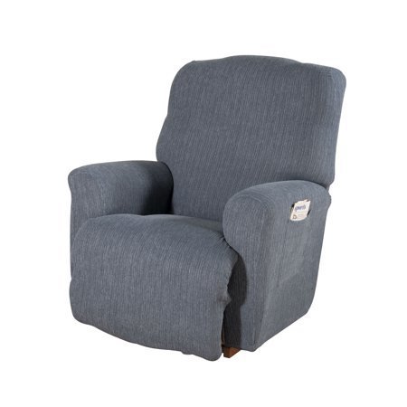 lot 2038 image: Innovative Textile Solutions Heather Stripe Stretch Recliner Slipcover - Retail $56