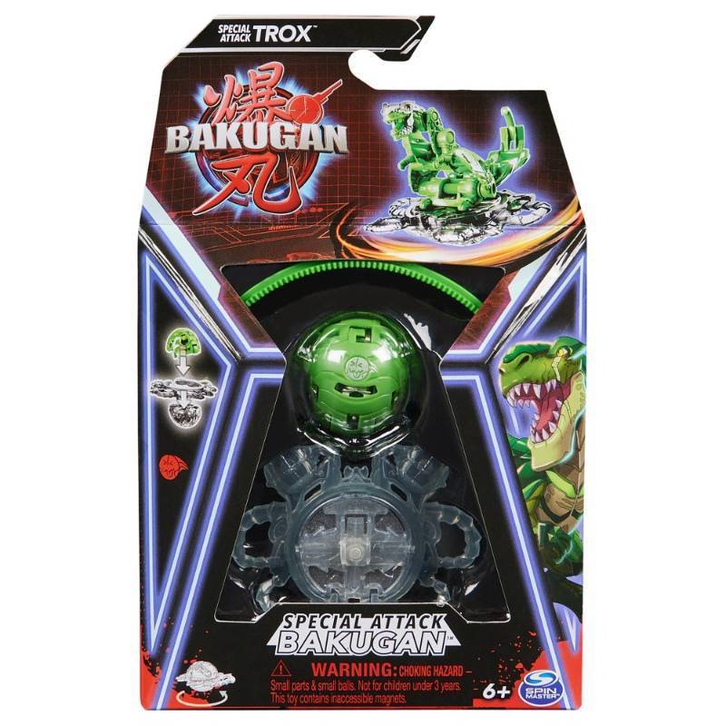 lot 2071 image: Bakugan Special Attack Trox Action Figure - Retail $10