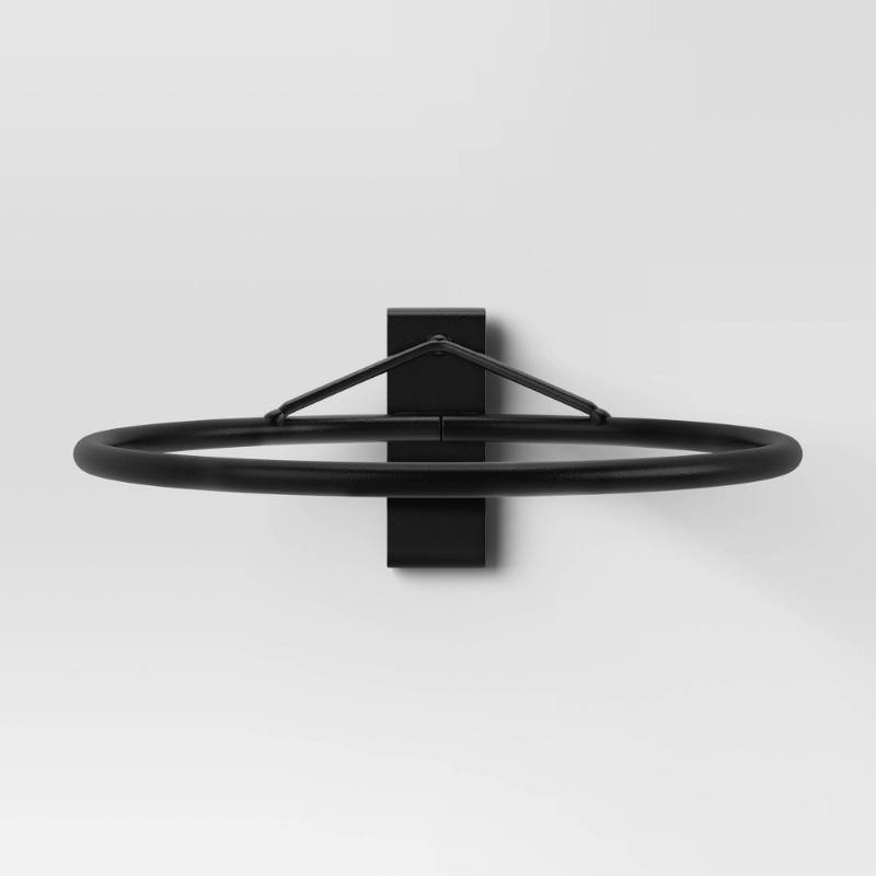 lot 2125 image: 4pc Planter Steel Brackets Black 0.68x0.72x0.28 - Room Essentials��