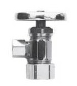 lot 13046 image: Brasstech 40326 Angle Valve, 12 Inch Compression