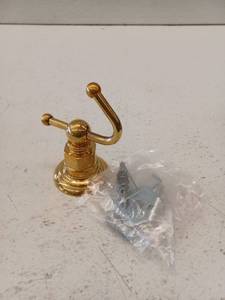 lot 13056 image: Rohl Coat Hook, Gold