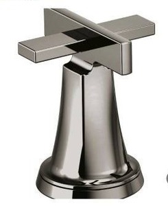 lot 13061 image: Brizo Levoir Widespread Faucet Tall Cross Handle Kit