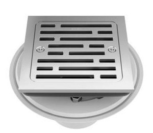 lot 13076 image: Brizo 4 Tile-In Square Shower Drain