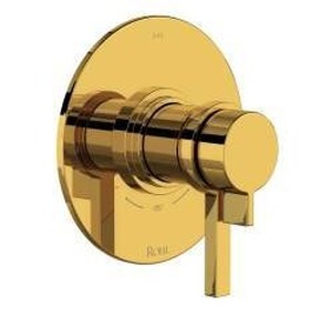 lot 13082 image: Rohl Lombardia 12 Inch Therm & Pressure Balance Trim With 3 Functions - Unlacquered Brass  Model Number TLB23W1LMULB