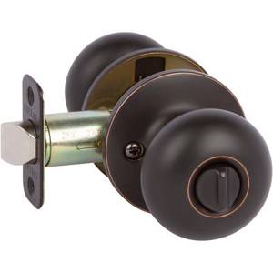lot 13089 image: Saxon Knob Privacy Lock, Oil Rubbed Bronze