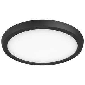 lot 13099 image: Nuvo Lighting Blink Pro 13W 9in LED Fixture CCT Selectable Round Shape Black Finish 120V