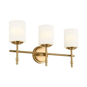 lot 13115 image: Kichler Lighting - Ali - 3 Light Bath Bracket In Traditional Style-11.5 Inches