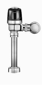 lot 13142 image: Sloan .125 gpf, Dual-Filtered Fixed Bypass Diaphragm Exposed Sensor Water Closet Flushometer