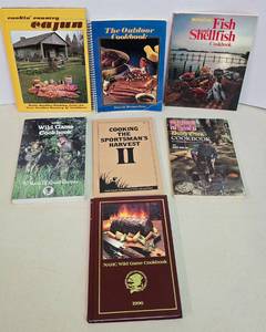 lot 200 image: Outdoor Hunting and Fishing Cookbook Collection Set of 7 Books