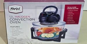 lot 146 image: Parini 12L Halogen Convection Oven 1300W Multi-Function Cooker NEW IN BOX