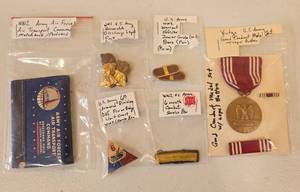 lot 153 image: WWII US Army Military Insignia and Memorabilia Collection