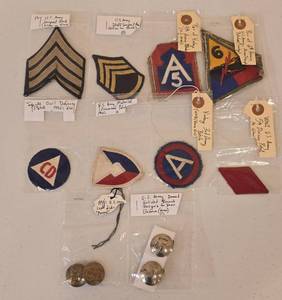lot 154 image: U.S. Army Military Patches and Insignia Collection