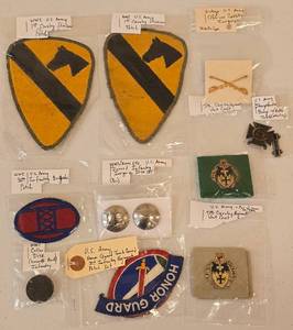 lot 160 image: U.S. Army Military Patches and Insignia Collection