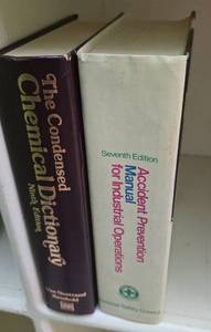 lot 196 image: Chemical Dictionary and Accident Prevention Manual Set