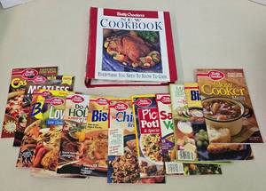 lot 198 image: Betty Crocker Cookbook Collection with Recipe Booklets
