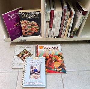 lot 201 image: Mixed Cookbook Collection Health and Diet Recipe Books