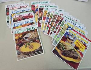 lot 208 image: Taste of Home Light & Tasty and Quick Cooking Magazine Collection