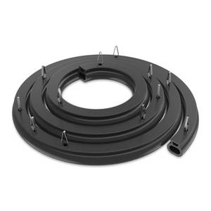 lot 29597 image: GUSUUI 316239700 Range Oven Door Seal Gasket with 12 Mounting Clips Compatible with Frigidaire Kenmore Ovens FEF303CWA FEF303BWA for 833130 AP2126661 AH440011 Door Gasket Replacement - L50.45 inchs - Retail $20