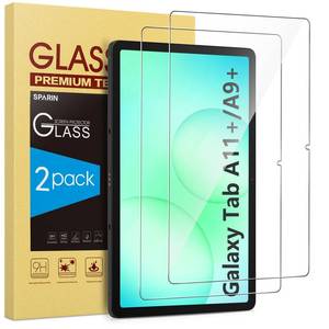lot 29615 image: SPARIN 2 Pack Screen Protector for Samsung Galaxy Tab A11 PlusA9 Plus 11 Inch-20252023, Tempered Glass for Tablet A11A9 (SM-X230X235236BX210X216X218), Case Friendly, HD Clear - Retail $6