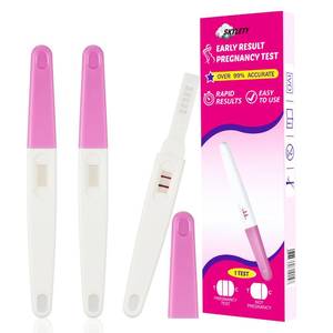 lot 29622 image: Skylety 3 Pack Fake Pregnancy Test Prank Kit - April Fools Day Realistic Positive Result Joke Sticks Prank Fake Early Result Pregnancy Test for Hilarious Gags and Practical Jokes(Pink) - Retail $9