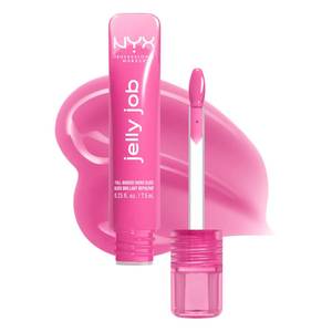 lot 29656 image: NYX PROFESSIONAL MAKEUP Jelly Job Lip Gloss, Lip Tint Gloss with Full-Bodied, Smoothing, and Hyper-Glossy Shine - Jelly Icing (Icy Lilac) - Retail $10