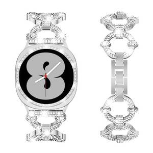 lot 29659 image: Mesime Bling Bands Compatible with Samsung Galaxy Watch 87 40mm 44mm, 20mm Stylish Replacement Strap Galaxy Watch 87 Band with Rhinestone Protective Case for Women - Retail $17