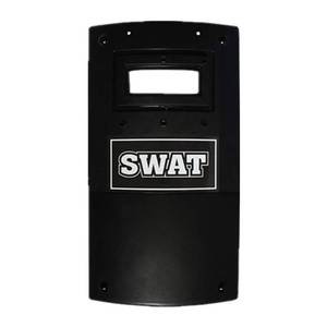 lot 29662 image: BinaryABC Police Shield Toys,Police Roly Play Props,Halloween Cosplay Police Costume Accessories,15.7 x 8.66cm(Handle Style Random) - Retail $14