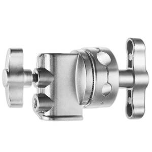 lot 29674 image: Selens 2.5 inch Heavy Duty Grip Head, Multi Functional Swivel Head Clamp Holder Bracket Adapter with 4, 8, 11, 16mm Mount for Light Stand, Extension Boom Arm - Retail $25