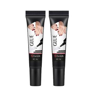lot 29681 image: Curvlife Upgraded Super Strong 10g Semi Solid Nail Glue, 2pcs Best Soft Gel Nail Glue for Press on Nails - No UV Light Needed, Long Lasting - Retail $14