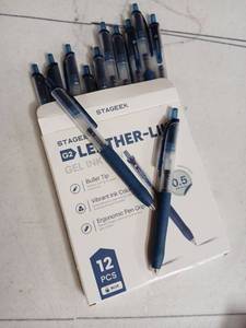 lot 29683 image: STAGEEK G2 Blue Gel Ink Pens 12 Pack - Retail $8