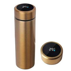 lot 31506 image: Locckmy Water Bottle with LED Temperature Display,Double Walled Vacuum Insulated Water Bottle,Stainless Steel Sports AutomotiveTravel Mug,BPA-free Leak Proof Keep Cold and Keep Warm 12H - Retail $15