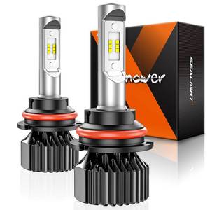 lot 44192 image: SEALIGHT 9007 Bulbs or 9007HB5 Light, Off-Road Use Bulbs Powersports Light Bulbs, 9007 Driving Light, 6000k White, Plug-N-Play, Pack of 2 - Retail $50