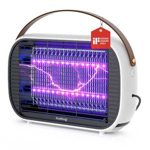 lot 44220 image: Buzbug LED Bug Zapper Indoor, 50000 H Long-Lasting LED, Energy Saving & Dual Band Attraction, High-Voltage Electric Mosquito Zapper, Fly Trap Mosquito Trap, Fly Killer -MA015B - Retail $33