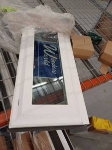 lot 12897 image: Window World PW Vinyl No Grids 27 34x 11 34 - Retail $150