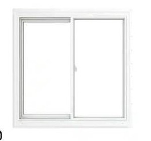 lot 12915 image: Window World Of The Midland Double Hung Window, 39 58 x 57 38 - Retail $0