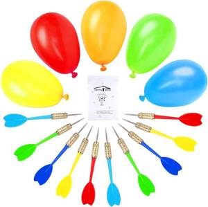 lot 4044 image: LovesTown 510PCS Dart Balloon Game Set, Carnival Games for Kids & Adults, Outdoor Party Game for Backyard, Birthdays & Family Reunions, Includes 500 Balloons & 10 Darts