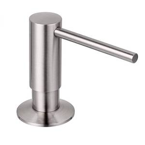 lot 4095 image: Samodra Sink Soap Dispenser, Metal Pump Head Liquid Lotion Countertop Kitchen Bathroom Soap Dispenser with 12 OZ PET Bottle